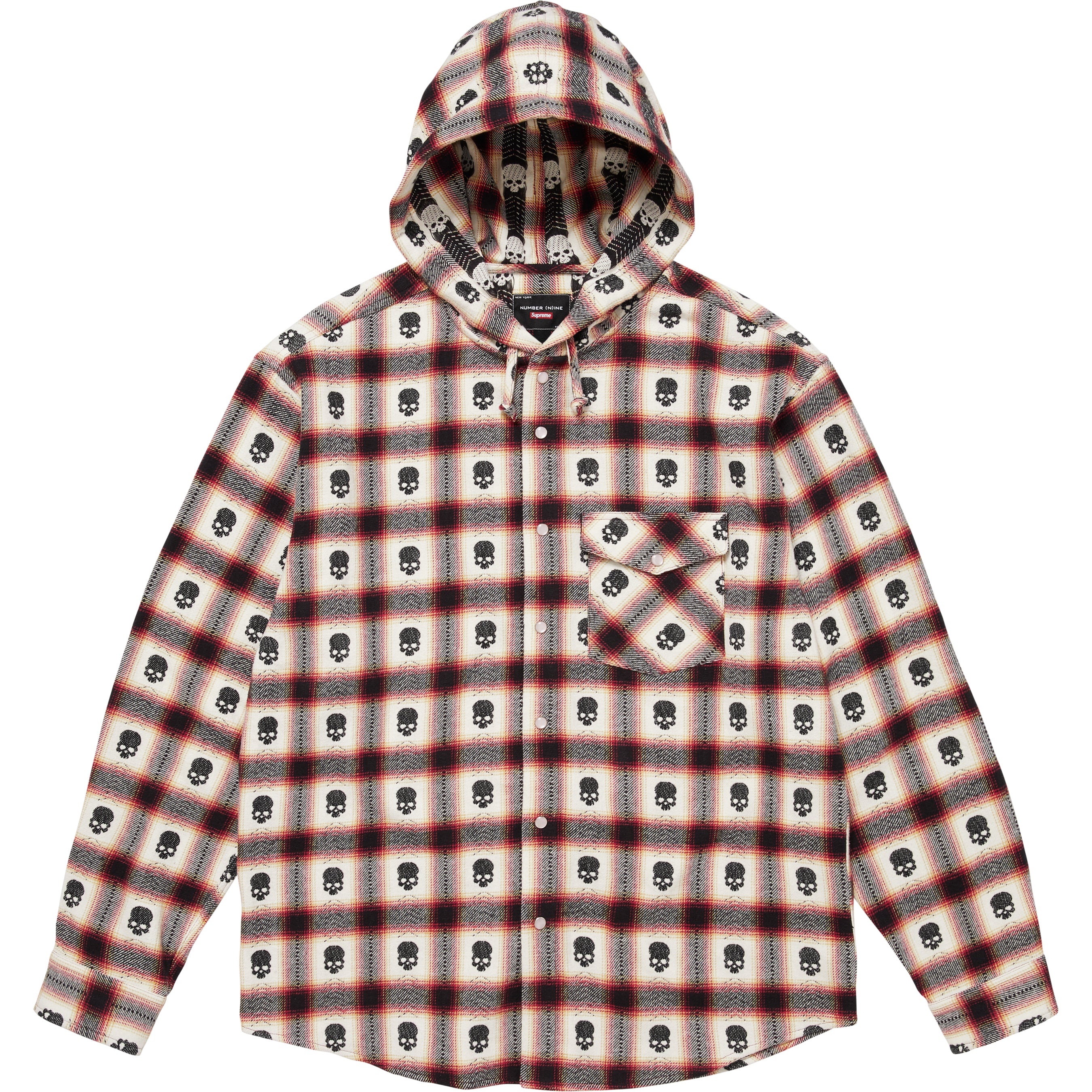 Supreme®/Number (N)ine® Hooded Flannel Shirt view 8